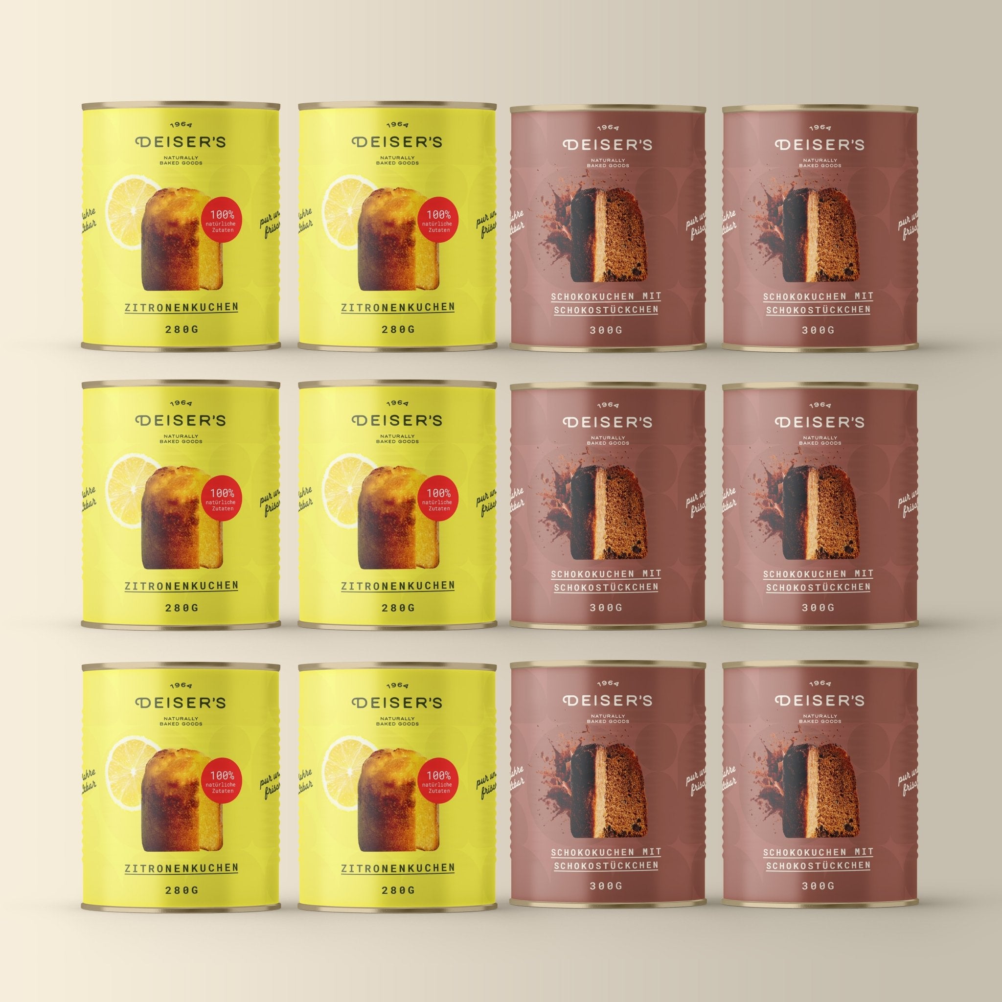 Genuss Box (12 Stück) von Bäckerei Deiser – haltbares Dosenbrot