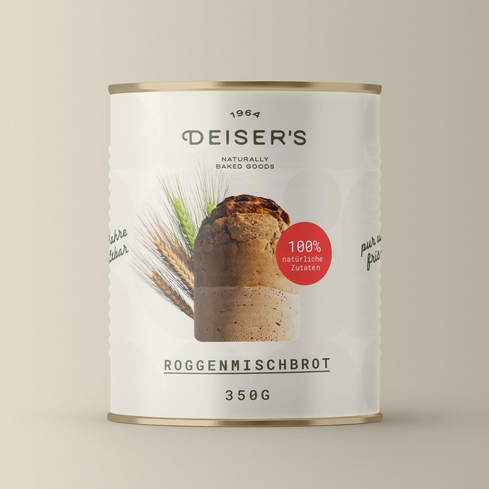 Roggenmischbrot (6 Stück) von Bäckerei Deiser – haltbares Dosenbrot